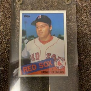 1985 Topps Roger Clemens Rookie Card